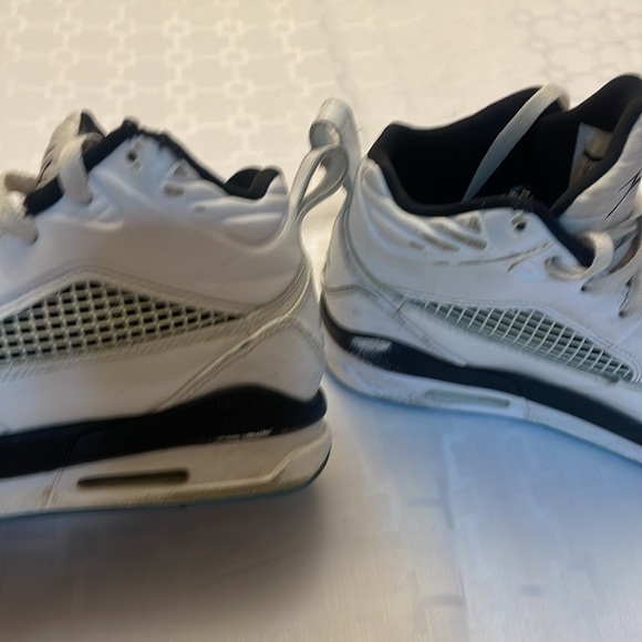 Nike Air Jordan Flight 654975-127 White Legend Blue Black Shoes - Picture 3 of 7